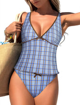 ZAFUL Women's V Neck Tankini Swimsuits